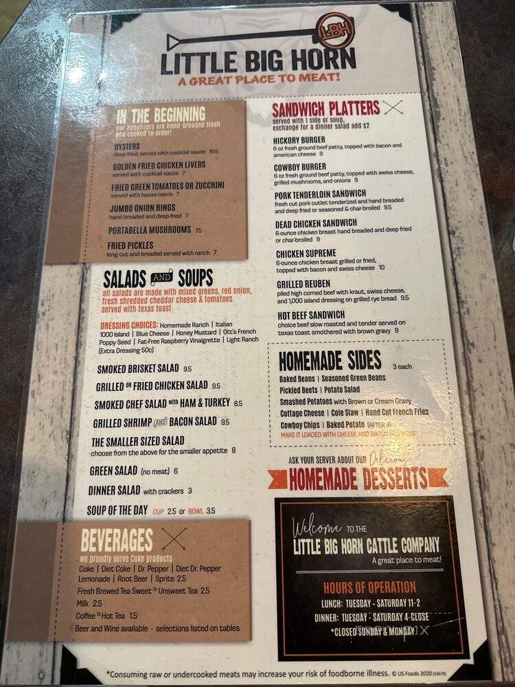 Red Apple Family Restaurant - Sedalia, MO menu_pic