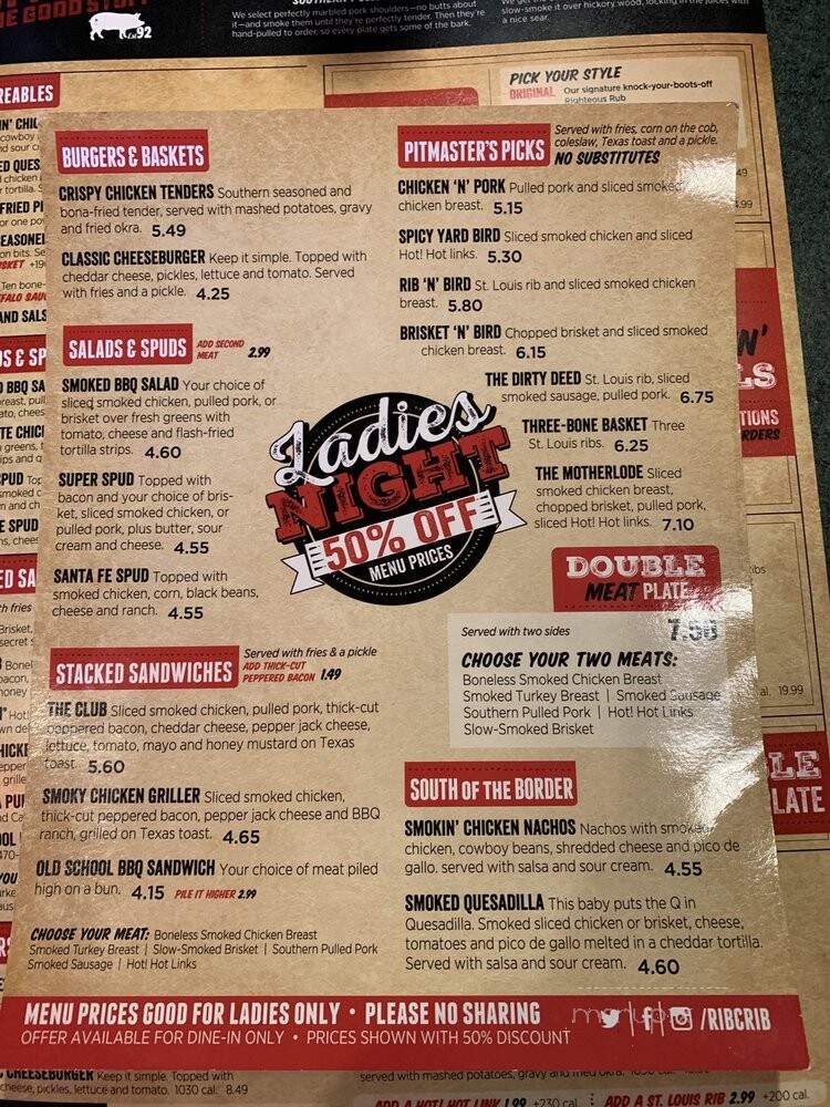 Rib Crib - Saint Joseph, MO menu_pic