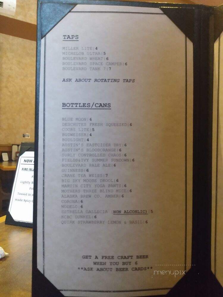 Stone Canyon Pizza Co - Parkville, MO menu_pic