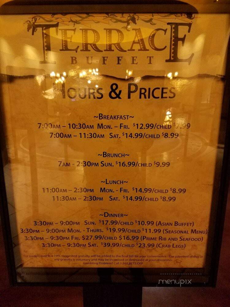 Terrace Buffet - Riverside, MO menu_pic