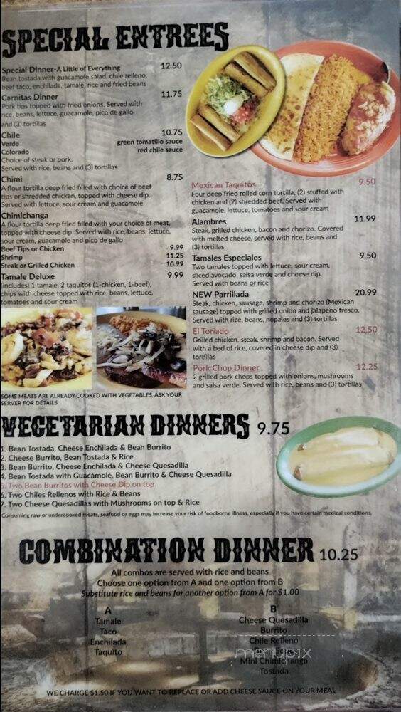 El Maguey - Columbia, MO menu_pic