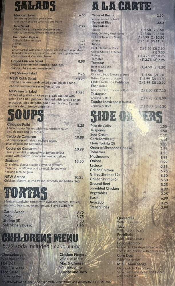 El Maguey - Columbia, MO menu_pic