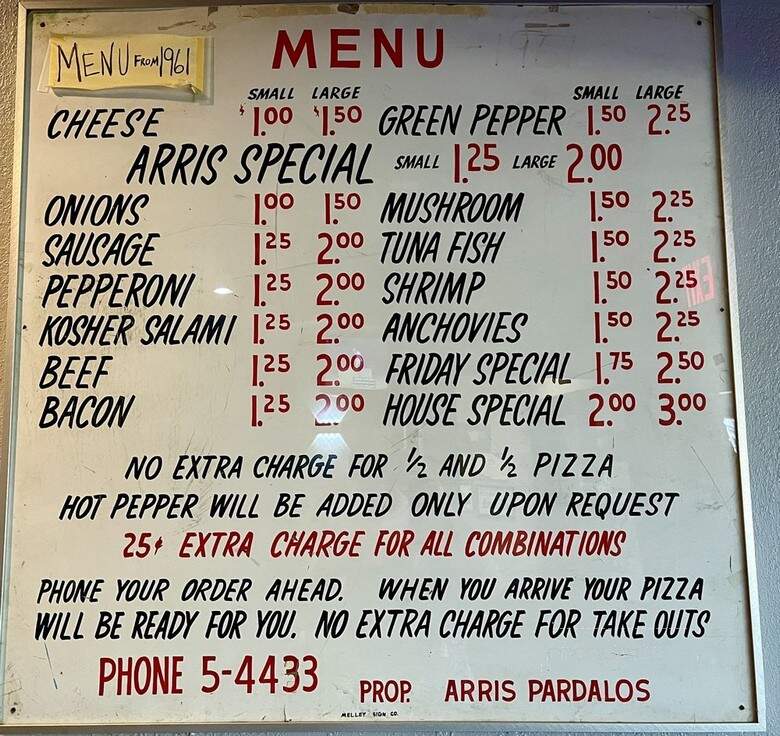 Arris' Pizza Palace - Jefferson City, MO