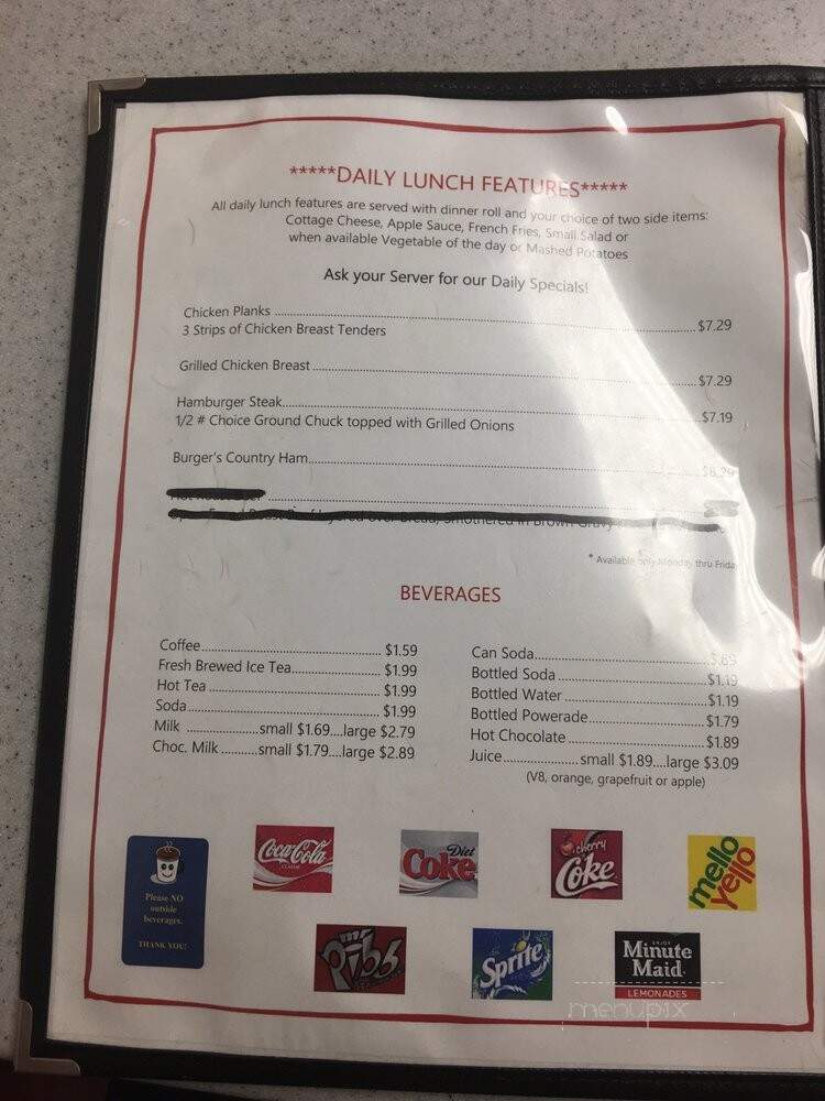 Town Grill - Jefferson City, MO menu_pic