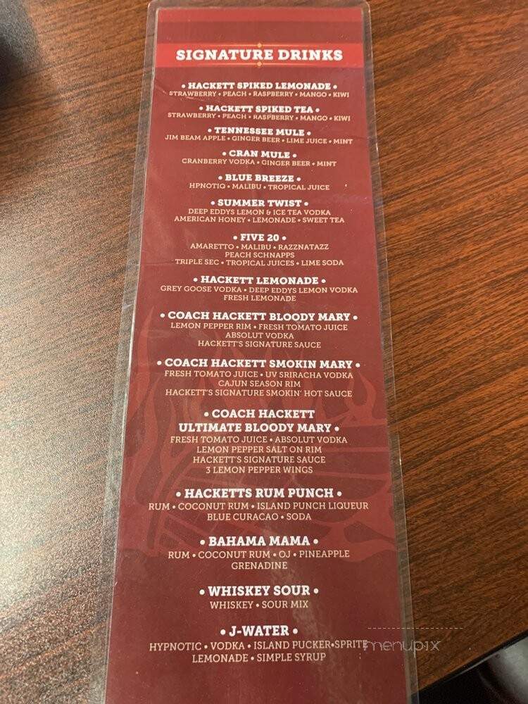 Hackett Hot Wings - Joplin, MO menu_pic
