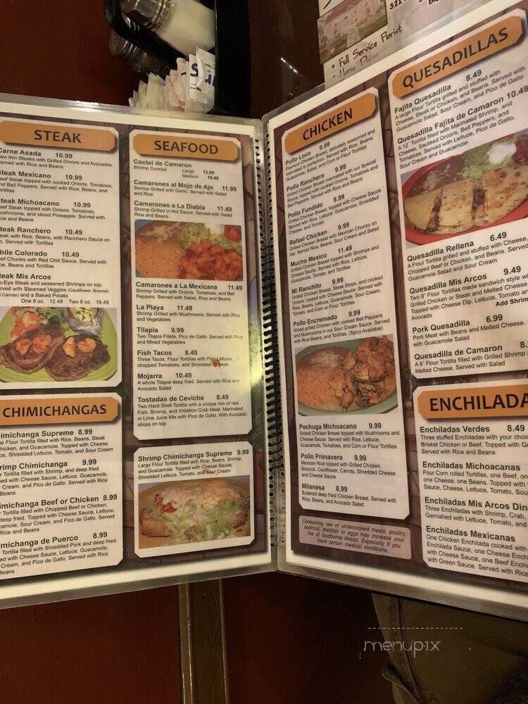 Los Arcos Bar & Grill - Carthage, MO menu_pic