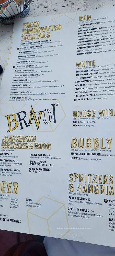 Bravo Cucina Italiana - Kansas City, MO menu_pic