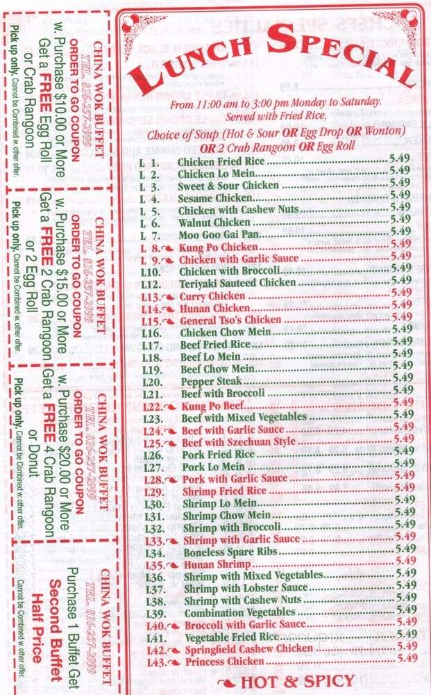 China Wok - Independence, MO menu_pic