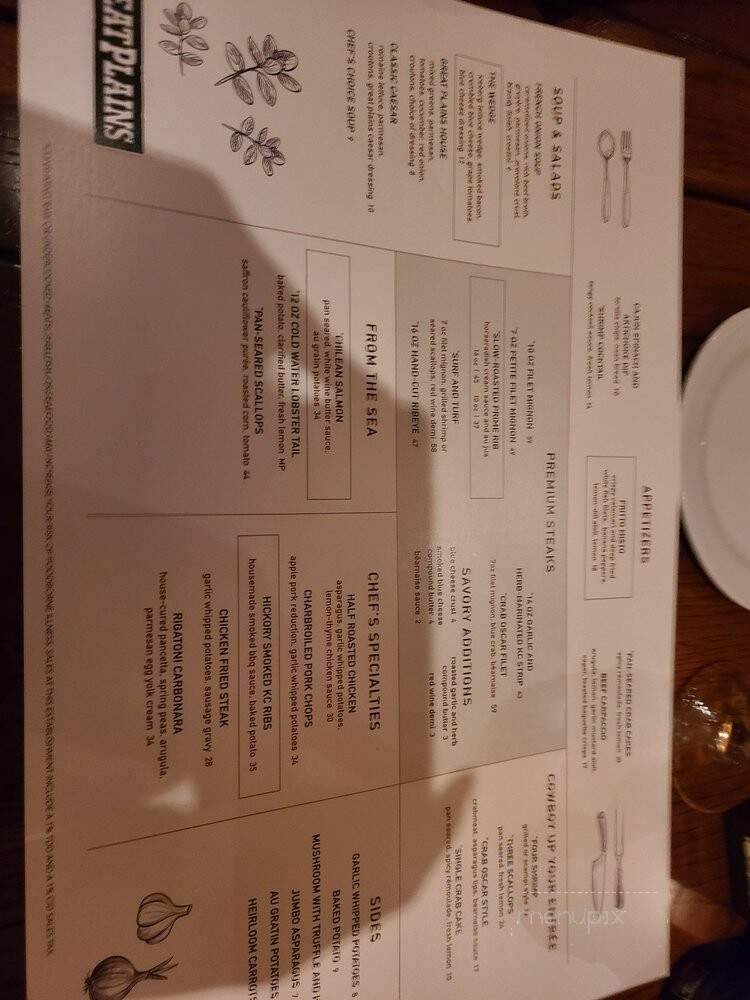Great Plains Cattle Co - Kansas City, MO menu_pic