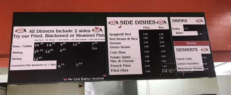 Lutfi's Fried Fish - Kansas City, MO menu_pic