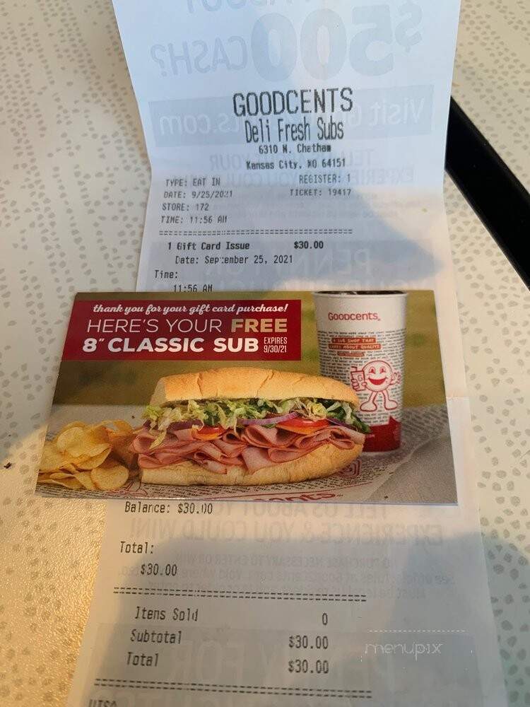 Mr Goodcents Subs & Pastas - Kansas City, MO