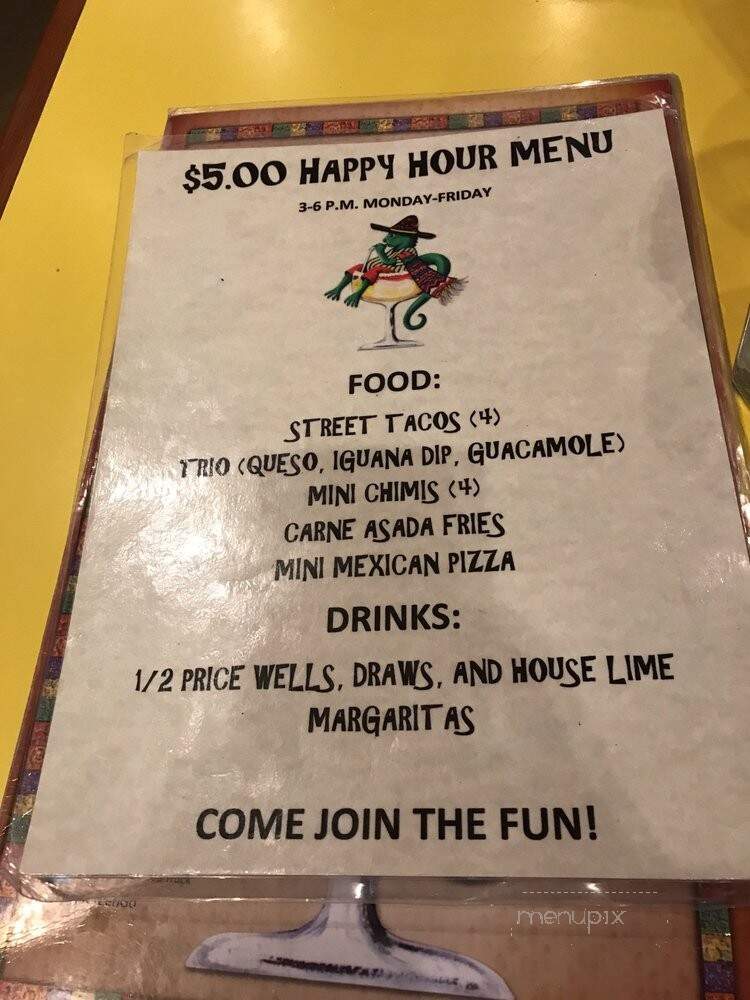 Salty Iguana Mexican Restaurant - Independence, MO menu_pic