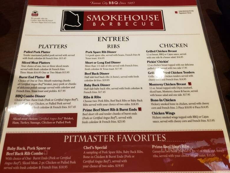 Smokehouse BBQ - Kansas City, MO
