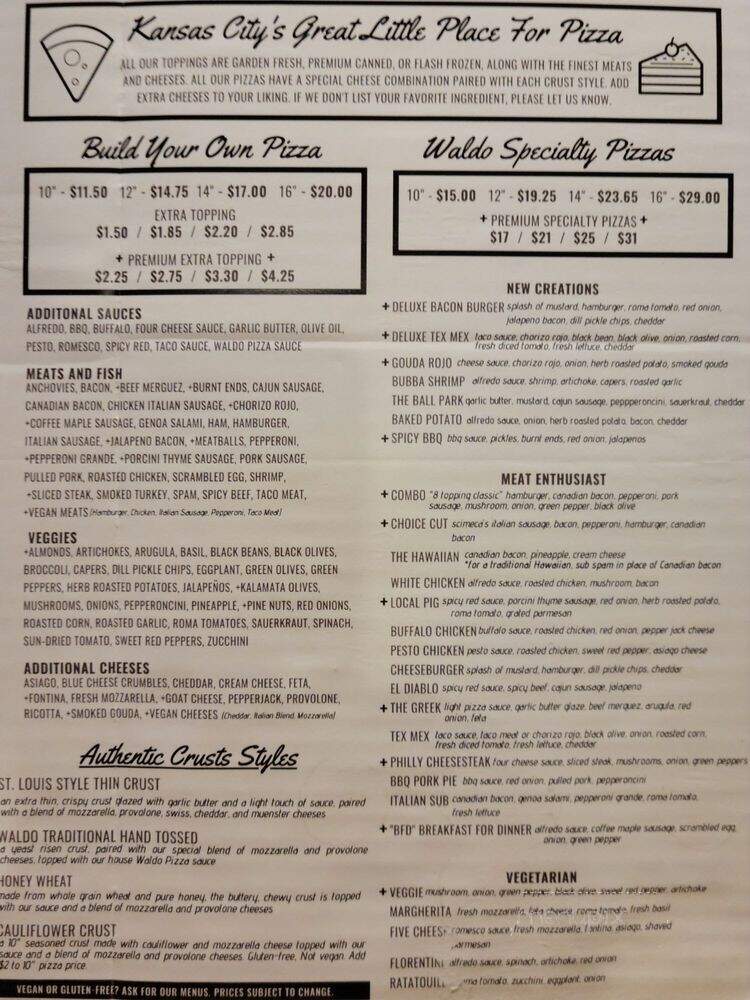 Waldo Pizza - Kansas City, MO