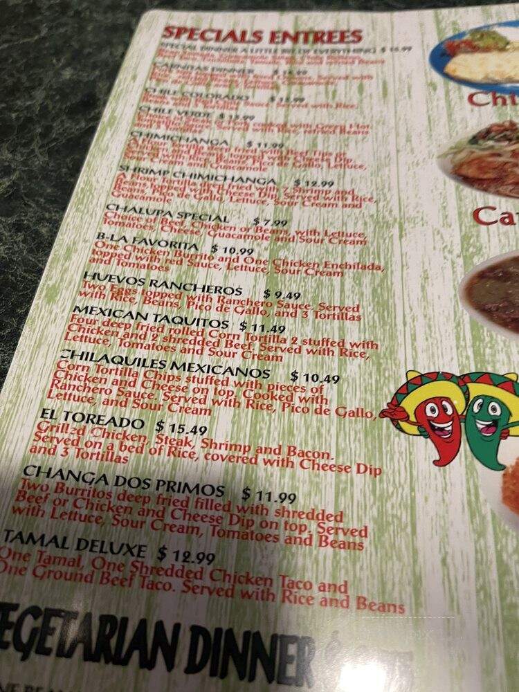 Dos Primos Mexican Restaurant - O'Fallon, MO menu_pic