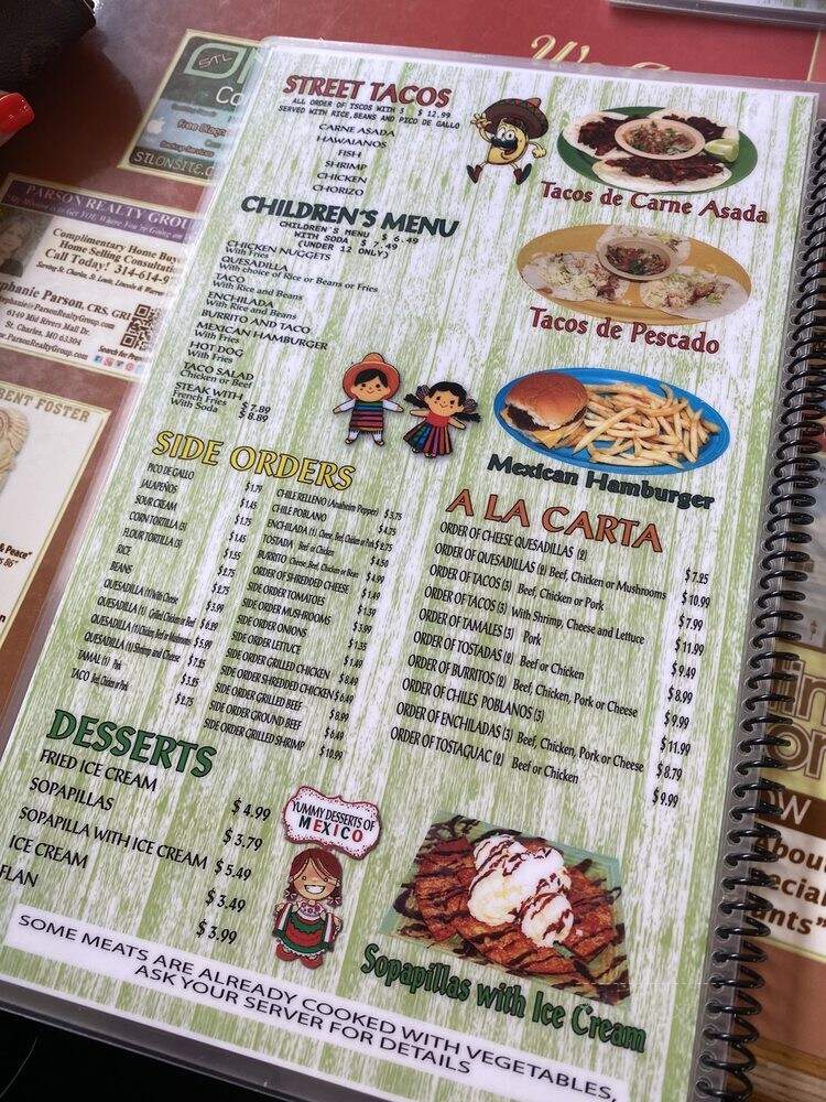 El Maguey Mexican Restaurant - Saint Charles, MO menu_pic
