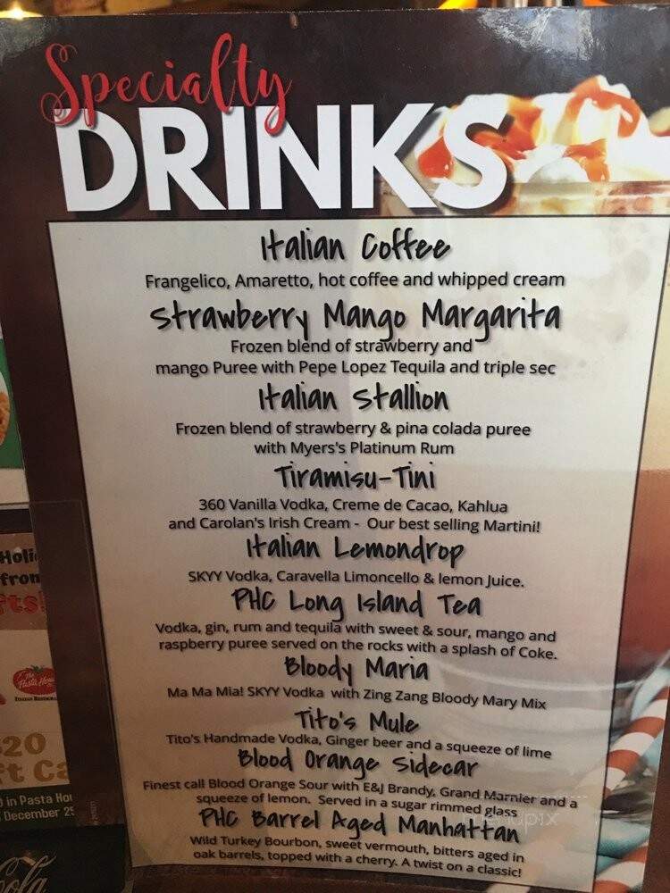 Pasta House Co - Saint Peters, MO menu_pic