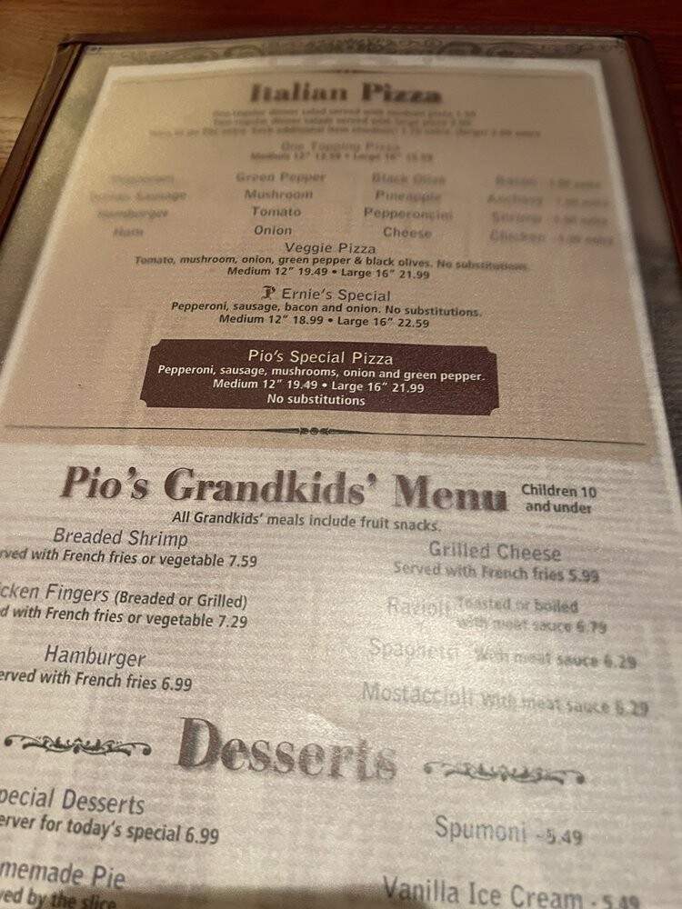 Pio's Restaurant & Cocktail - Saint Charles, MO