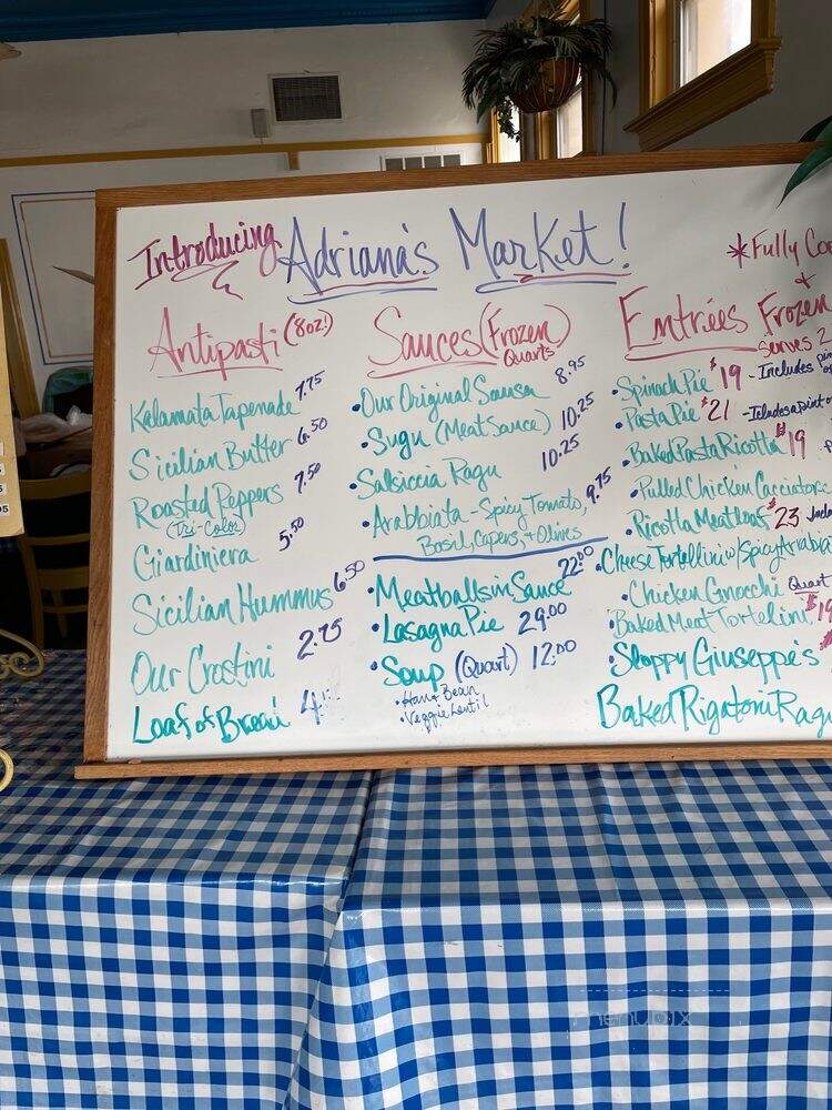 Adriana's - Saint Louis, MO menu_pic
