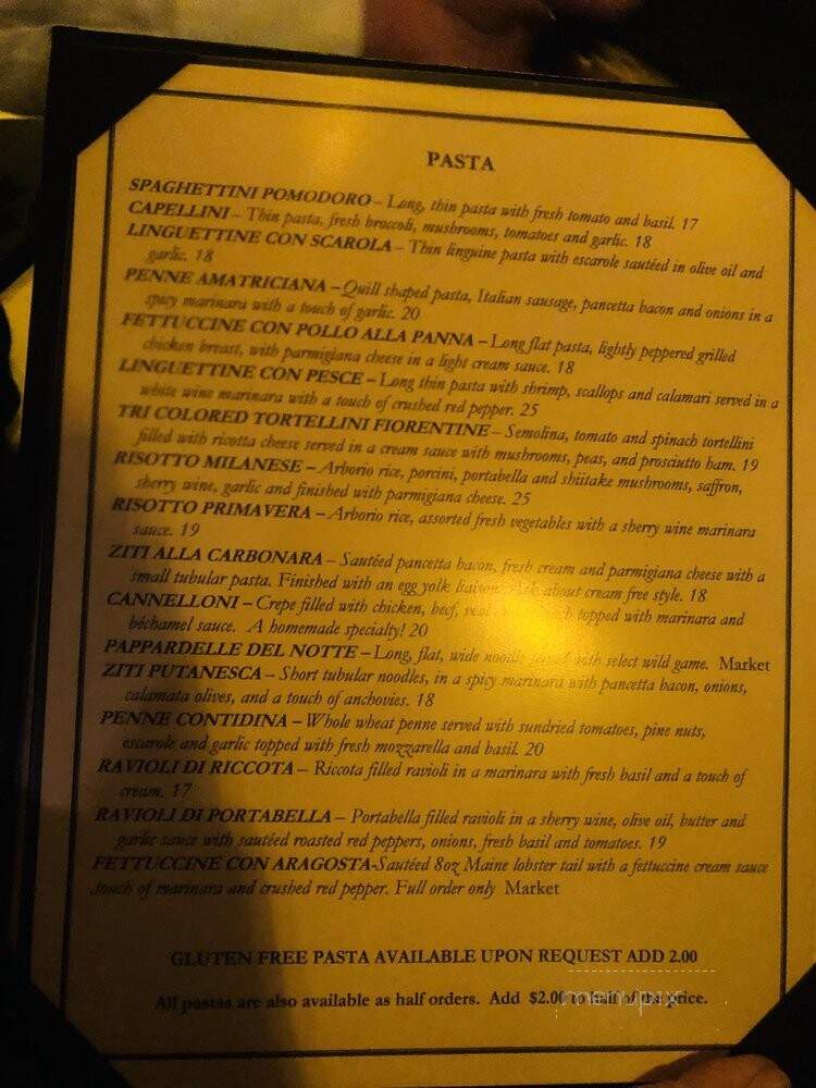 Frank Papa's Ristorante - Saint Louis, MO menu_pic