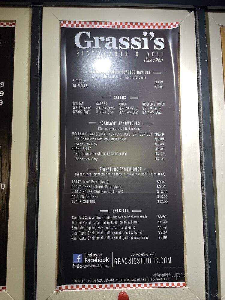 Grassi's West Italian Deli - Saint Louis, MO menu_pic