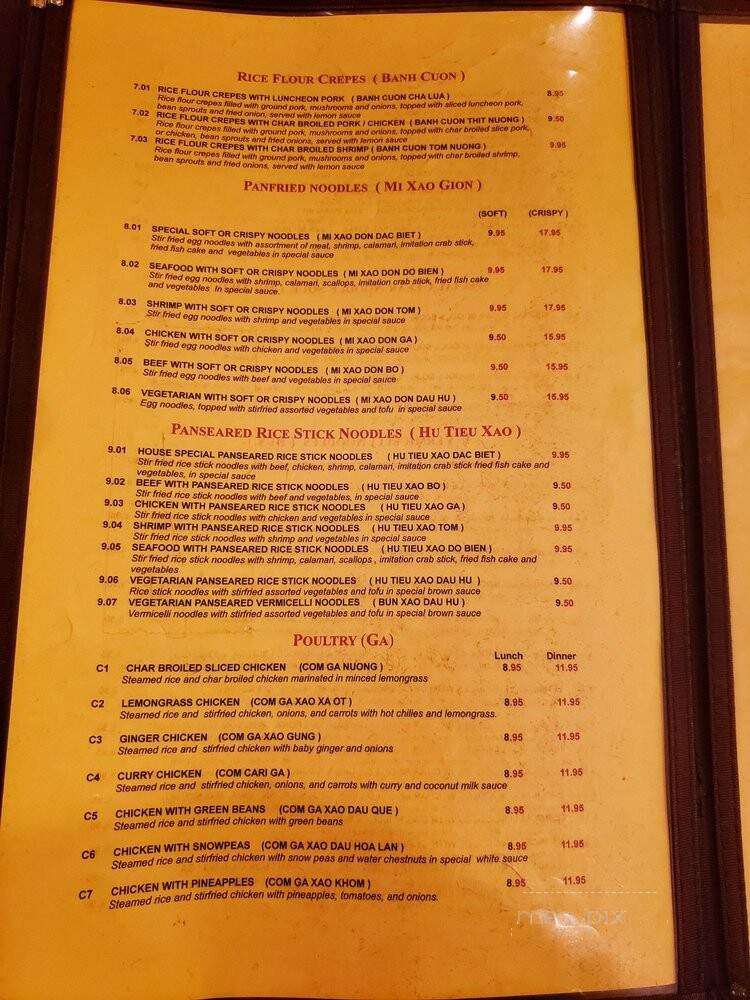 Lemon Grass - Saint Louis, MO menu_pic
