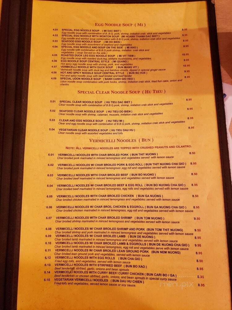 Lemon Grass - Saint Louis, MO menu_pic