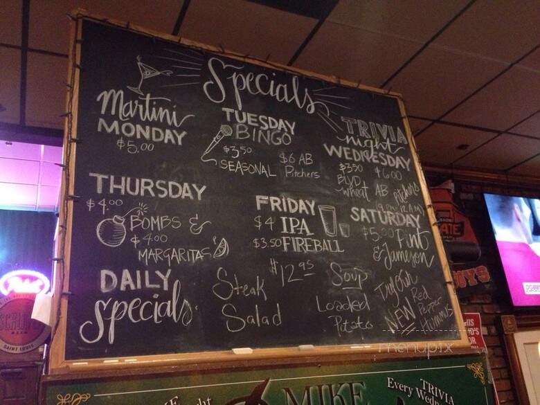 Mike Duffy's Pub & Grill - Saint Louis, MO menu_pic
