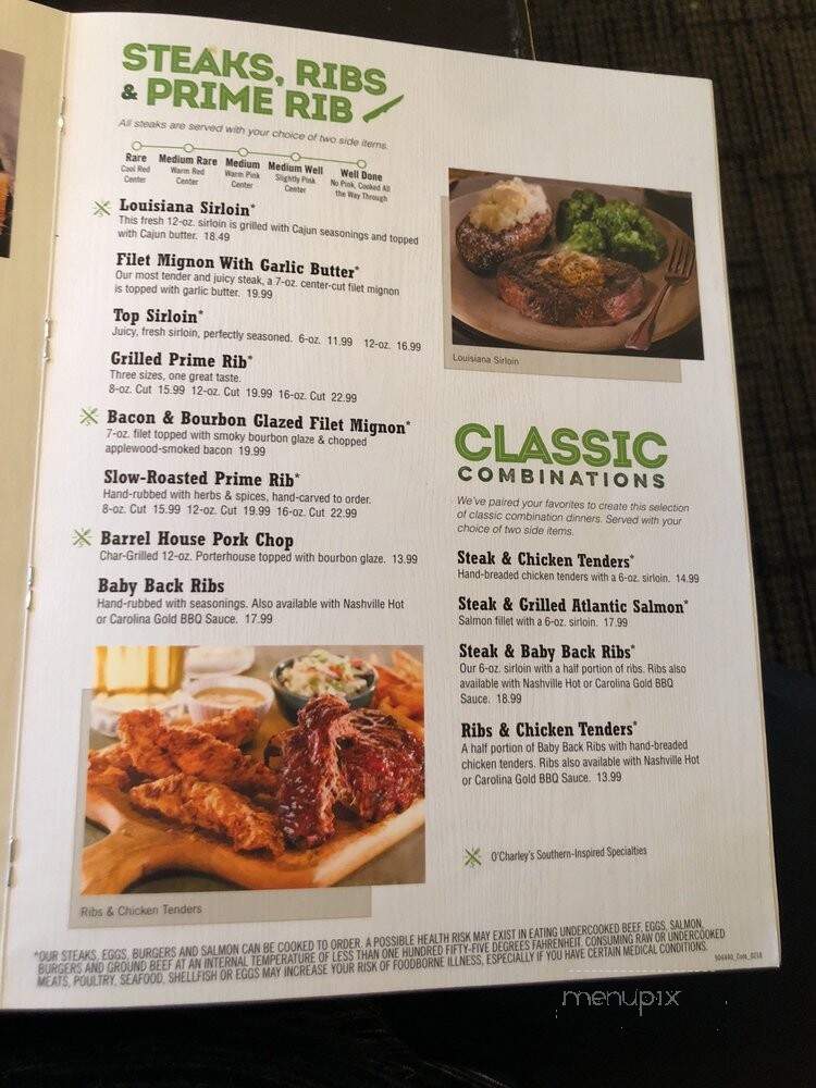 O'Charley's - Saint Louis, MO menu_pic
