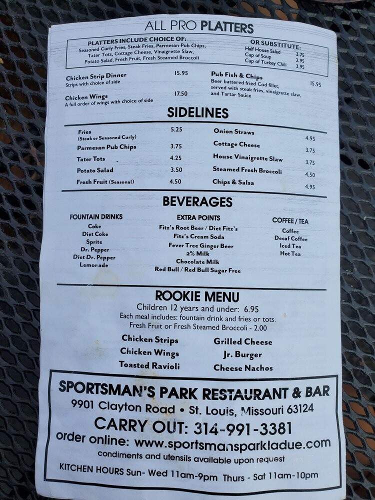 Sportsman's Park Restaurant - Saint Louis, MO