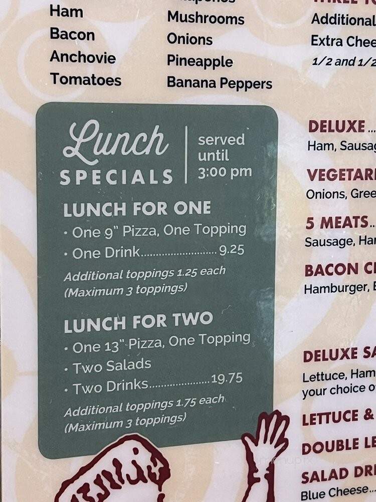 Pizza House - Springfield, MO menu_pic
