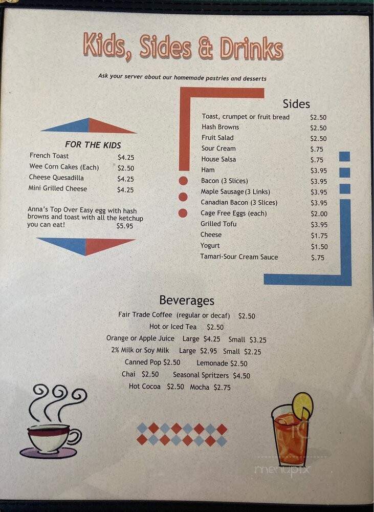 Cafe Regis - Red Lodge, MT menu_pic