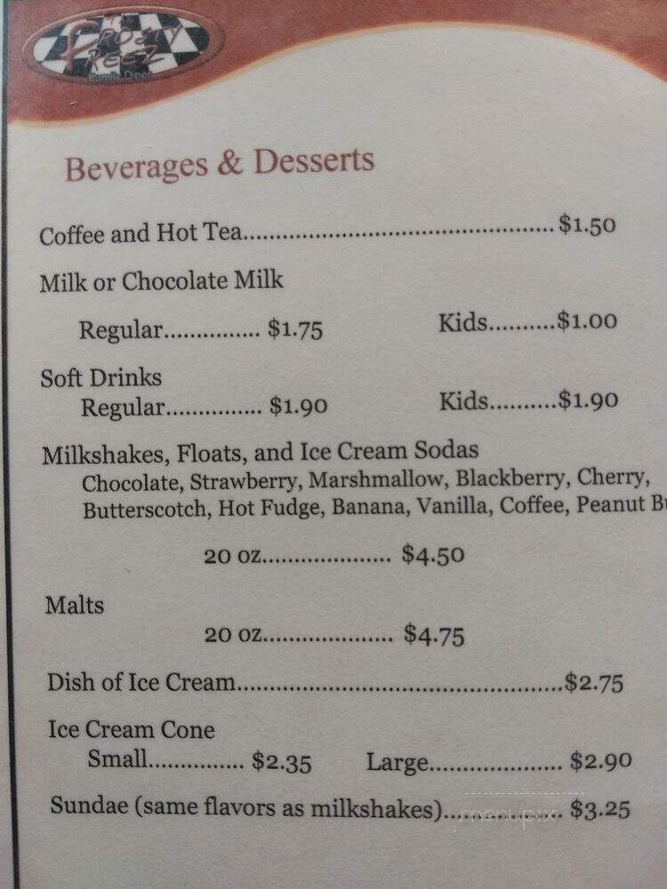 Frosty Freez - Big Timber, MT menu_pic