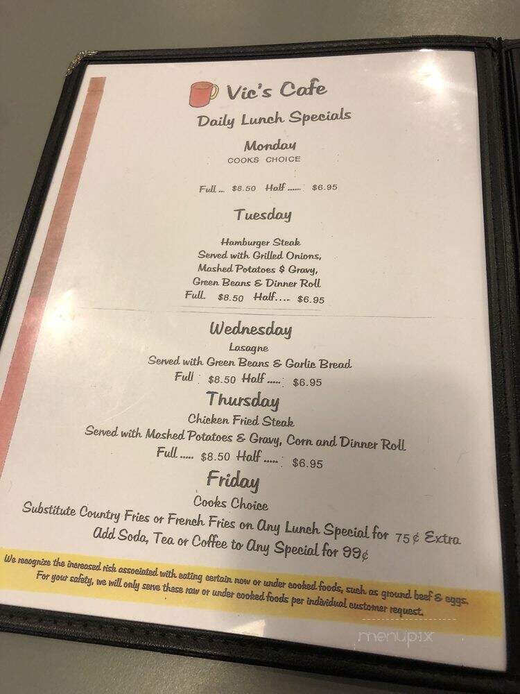Tammys Cafe - Fremont, NE menu_pic