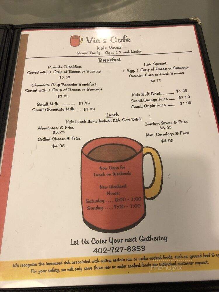 Tammys Cafe - Fremont, NE menu_pic