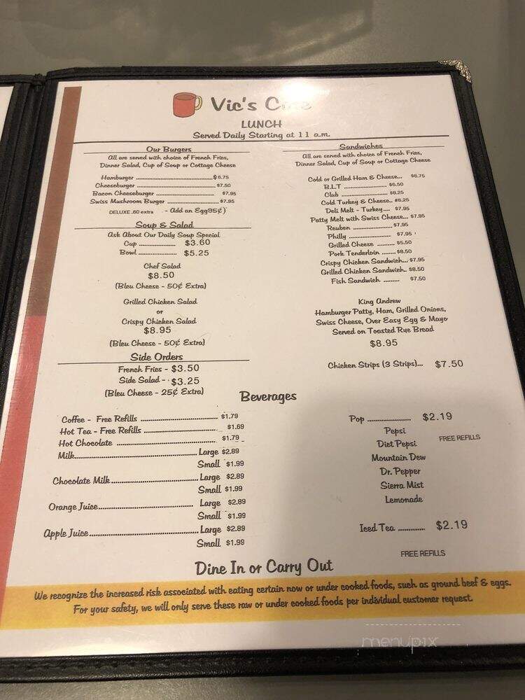 Tammys Cafe - Fremont, NE menu_pic