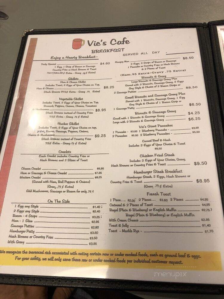 Tammys Cafe - Fremont, NE menu_pic