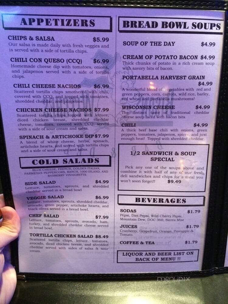 Bison Witches Bar & Deli - Lincoln, NE menu_pic