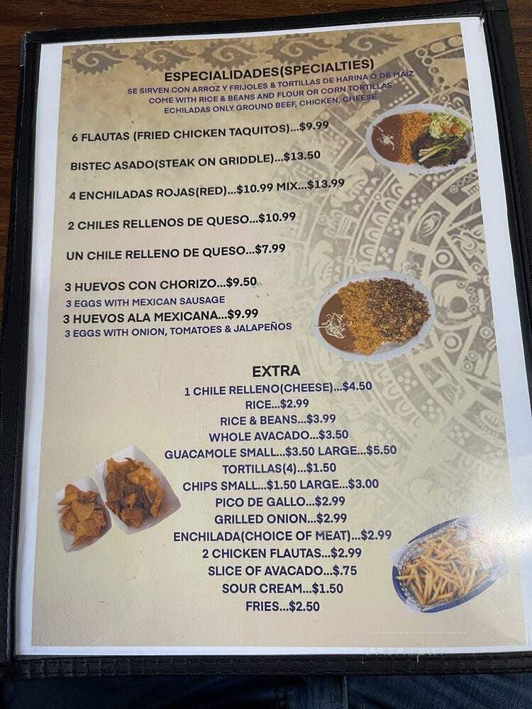 Taqueria El Rey - Lincoln, NE menu_pic