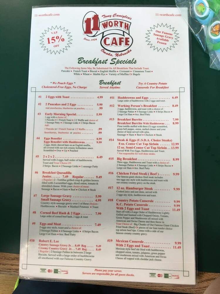 11-Worth Cafe - Omaha, NE