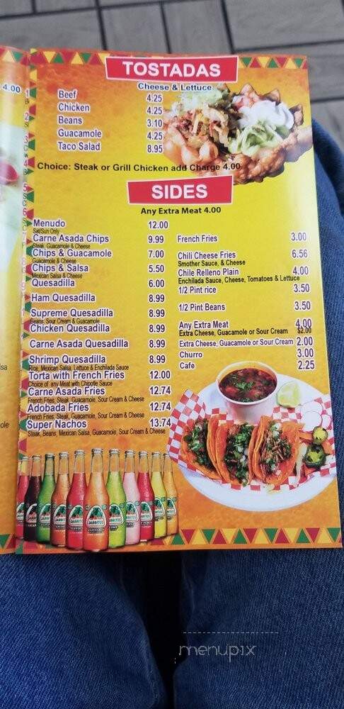 Alvarados Mexican Food - Bellevue, NE menu_pic