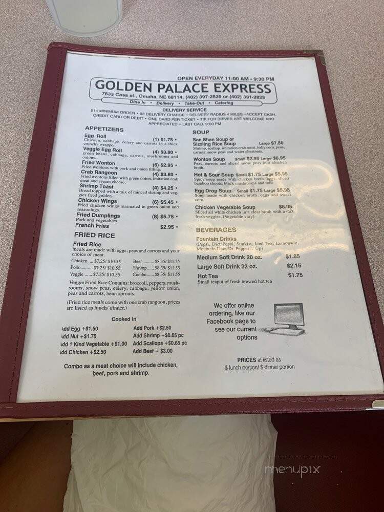 Golden Palace Express - Omaha, NE