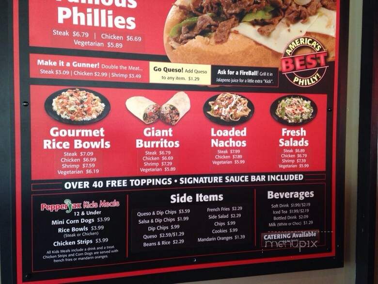 Pepperjax Grill - Omaha, NE menu_pic