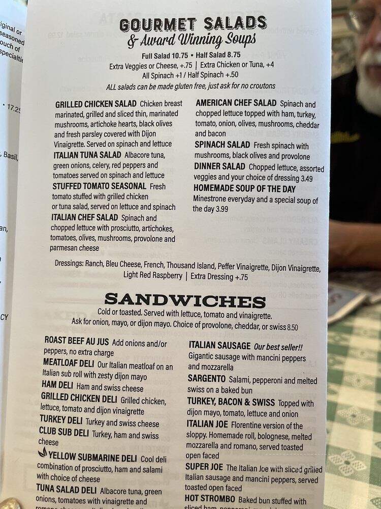 Sgt Peffer's Cafe Italian - Omaha, NE menu_pic
