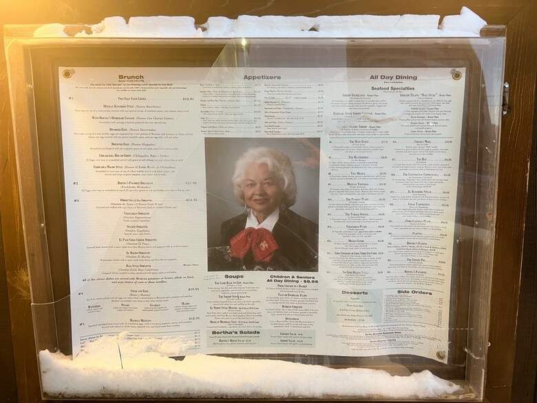Bertha Miranda's Mexican - Reno, NV menu_pic