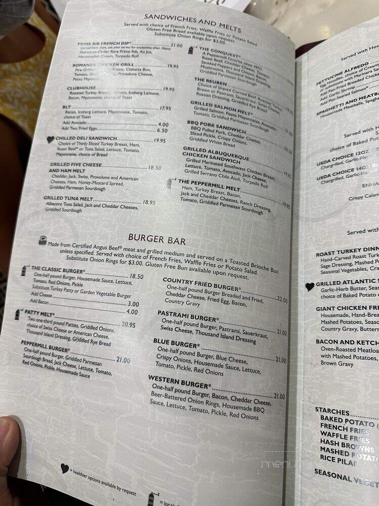 24 Hour Coffee Shop at Peppermill Casino - Reno, NV menu_pic