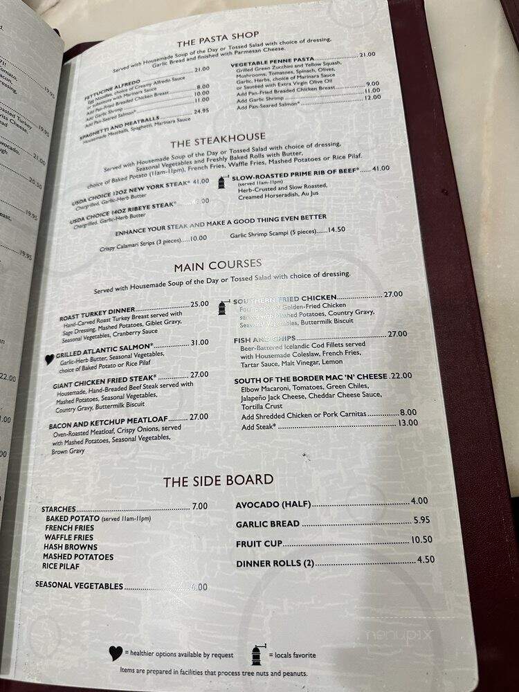 24 Hour Coffee Shop at Peppermill Casino - Reno, NV menu_pic