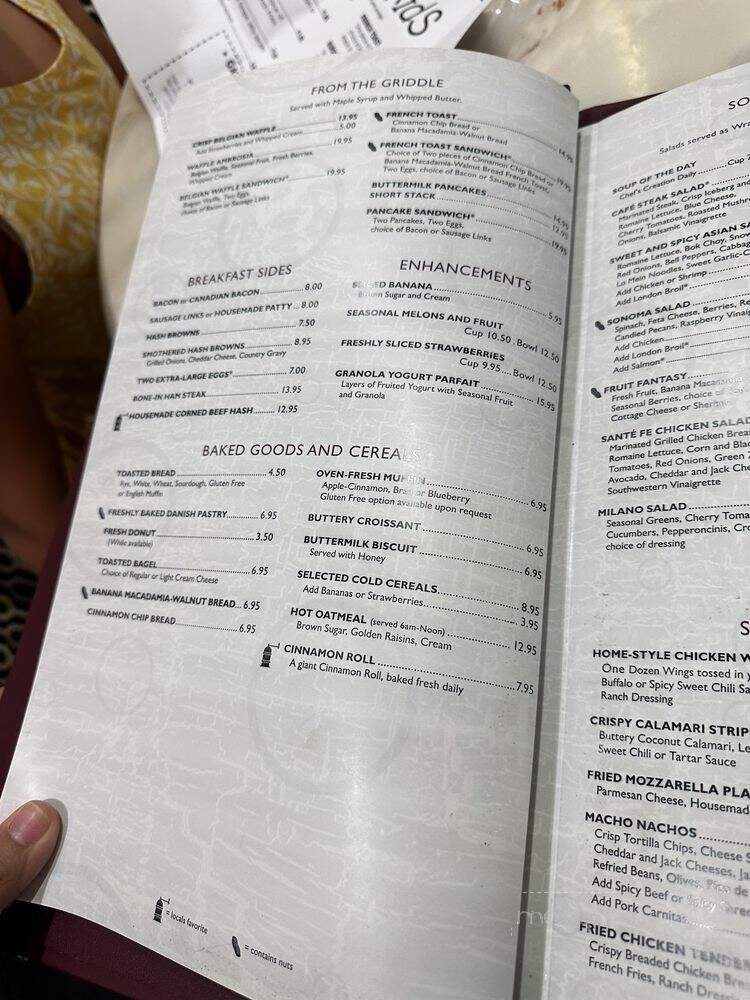 24 Hour Coffee Shop at Peppermill Casino - Reno, NV menu_pic