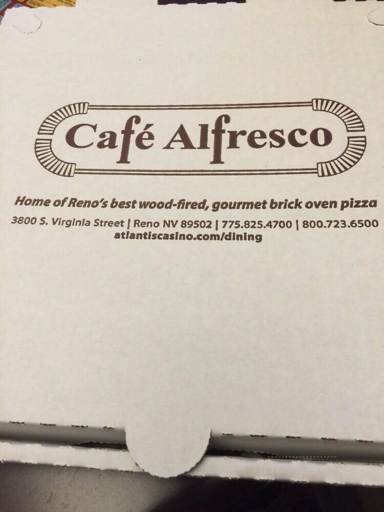 Cafe Alfresco at Atlantic Casino Resort - Reno, NV menu_pic