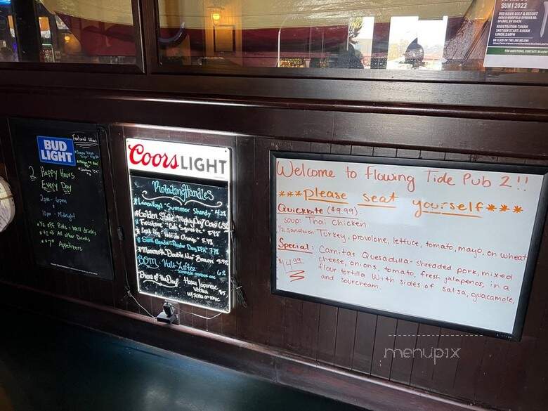 Flowing Tide Pub II - Reno, NV menu_pic